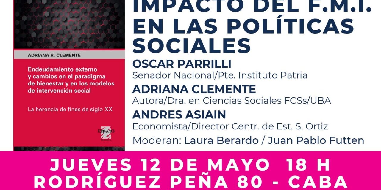 Presentación del Libro: «Endeudamiento externo y cambios en el paradigma de bienestar y en los modelos de intervención social»